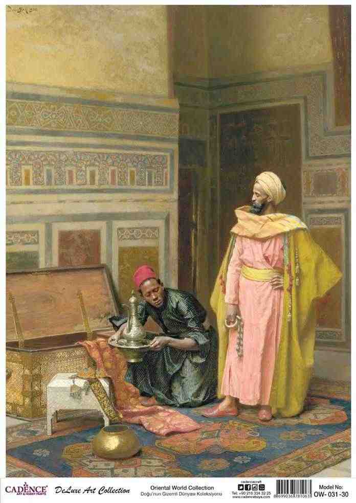 Cadence Deluxe Art Pirinç Dekopaj Model OW-031 (30x42)