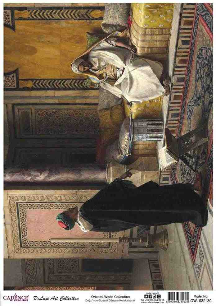Cadence Deluxe Art Pirinç Dekopaj Model OW-032 (90x125)