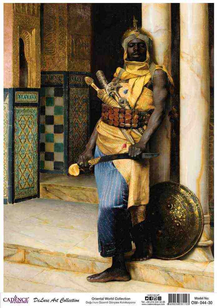 Cadence Deluxe Art Pirinç Dekopaj Model OW-044 (60x85)