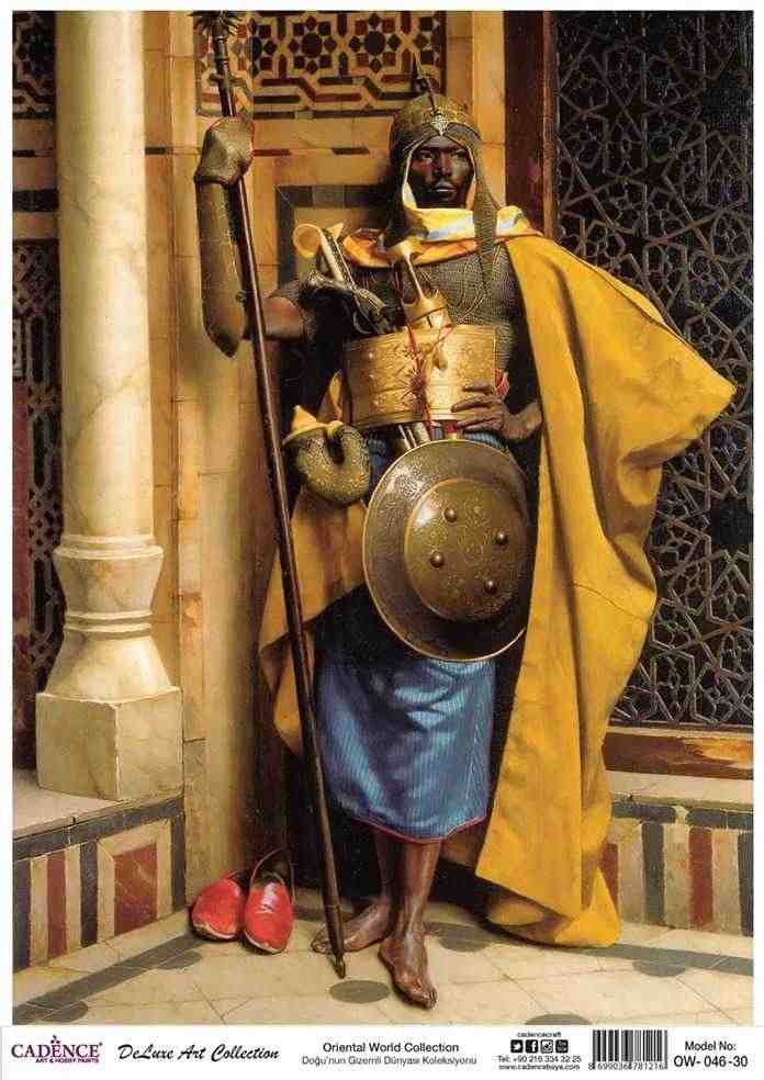 Cadence Deluxe Art Pirinç Dekopaj Model OW-046 (30x42)