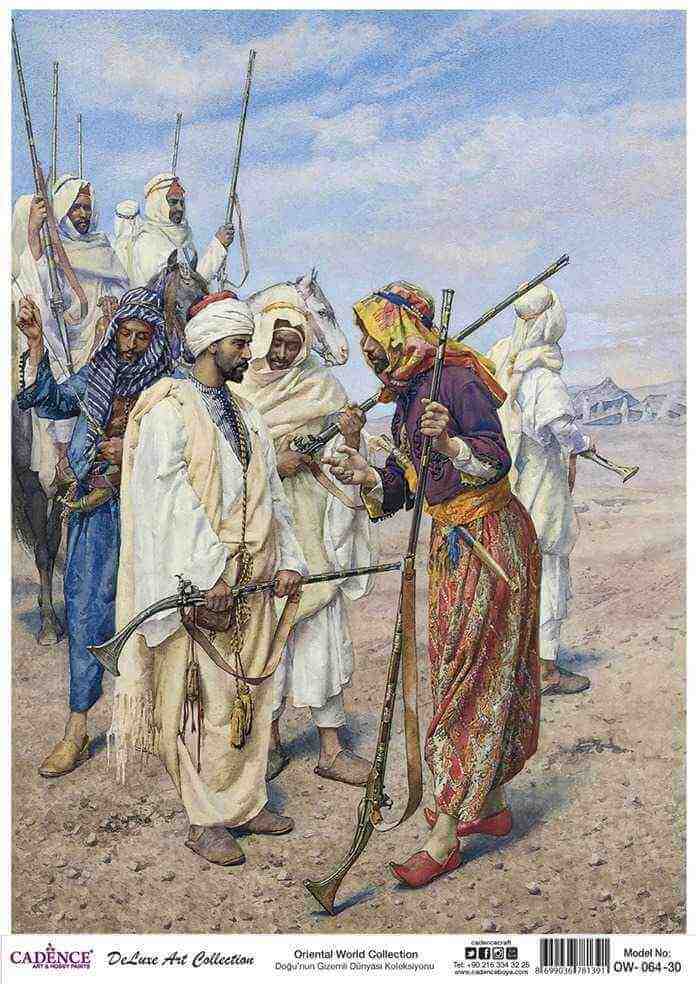 Cadence Deluxe Art Pirinç Dekopaj Model OW-064 (90x125)