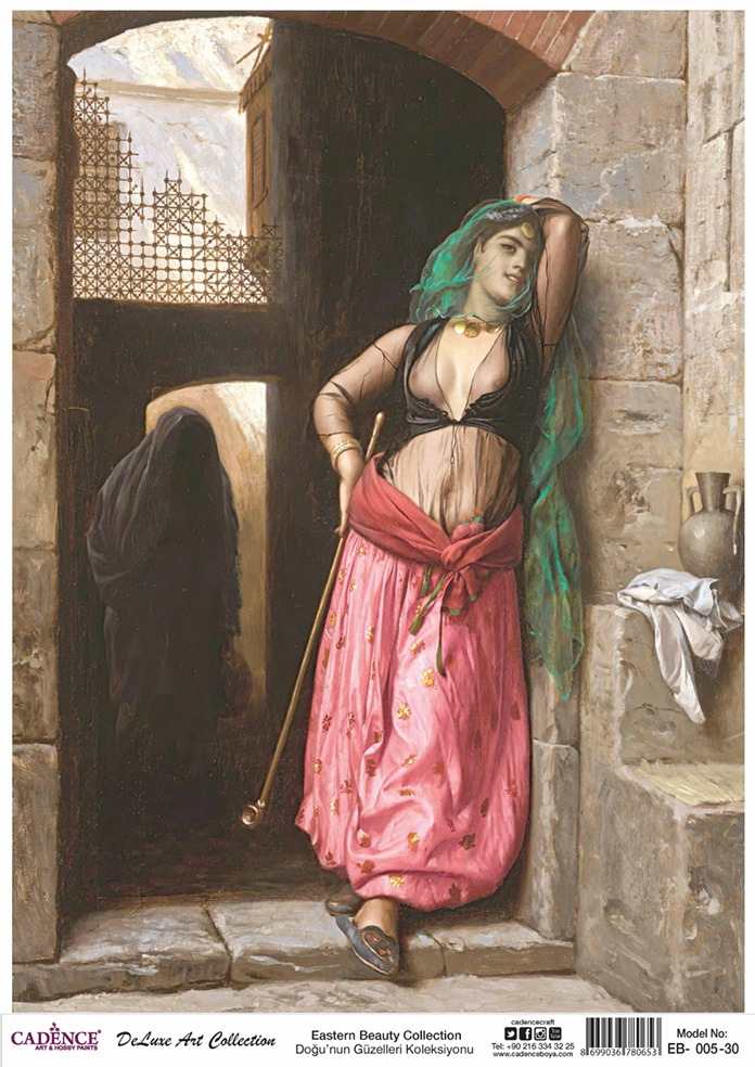 Cadence Deluxe Art Pirinç Dekopaj Model EB-005 (30x42)