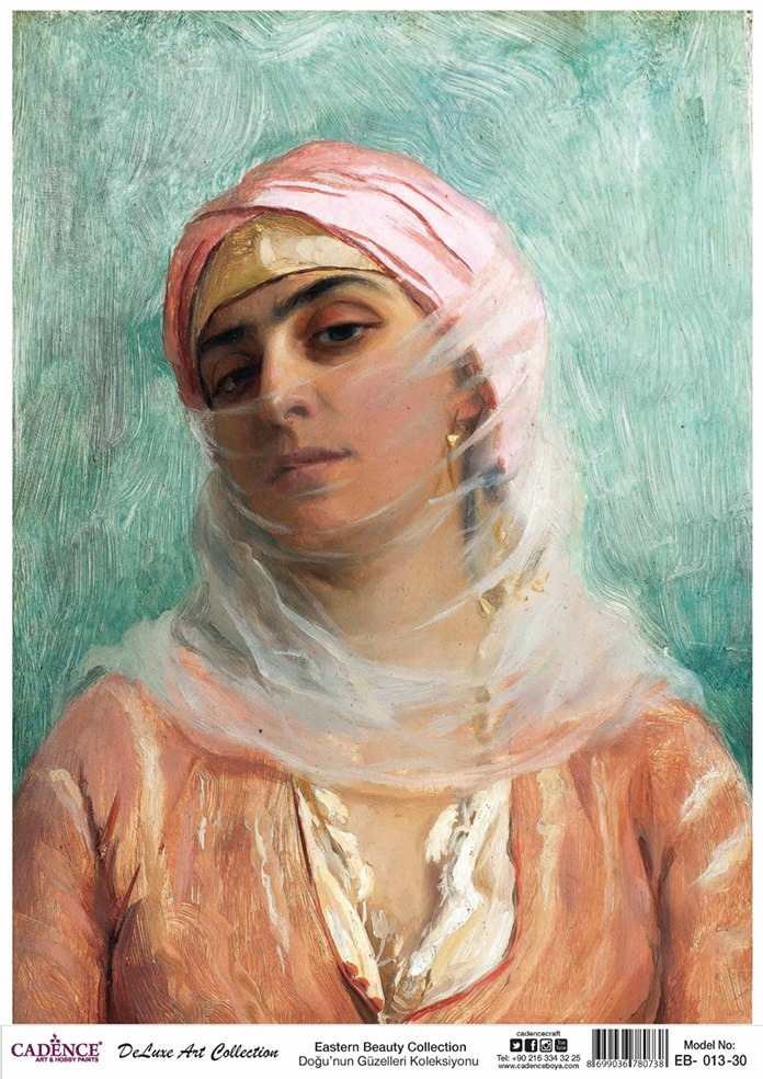 Cadence Deluxe Art Pirinç Dekopaj Model EB-013 (30x42)