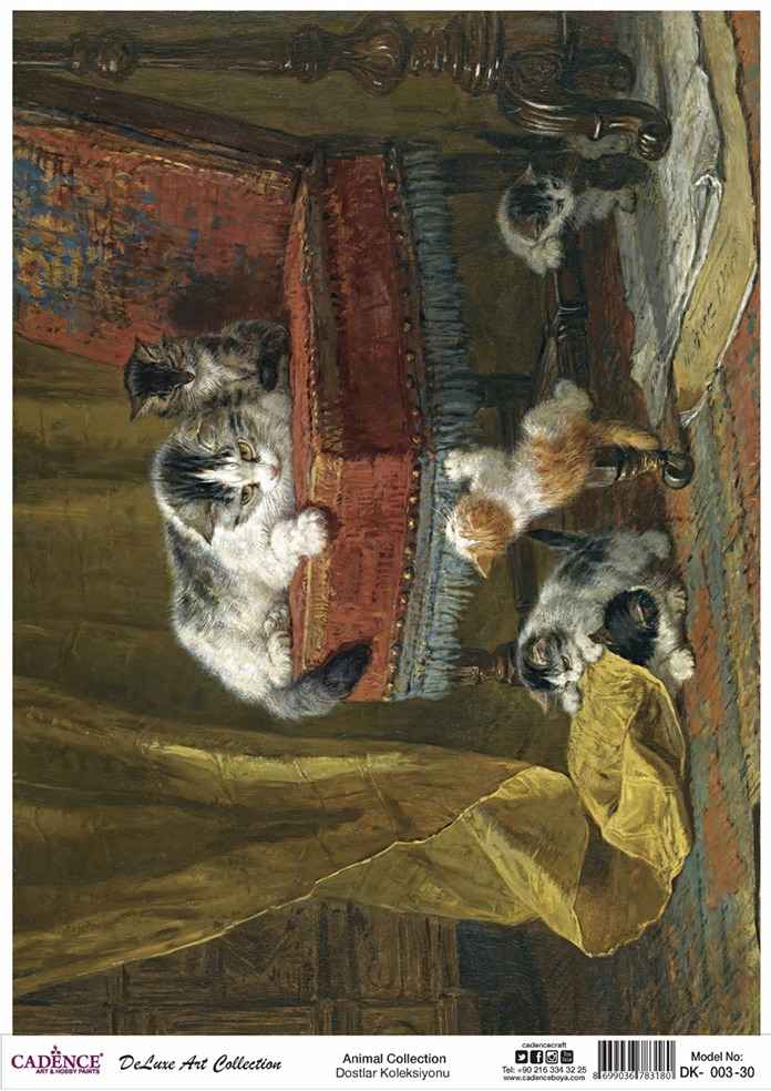 Cadence Deluxe Art Pirinç Dekopaj Model DK-003 (30x42)