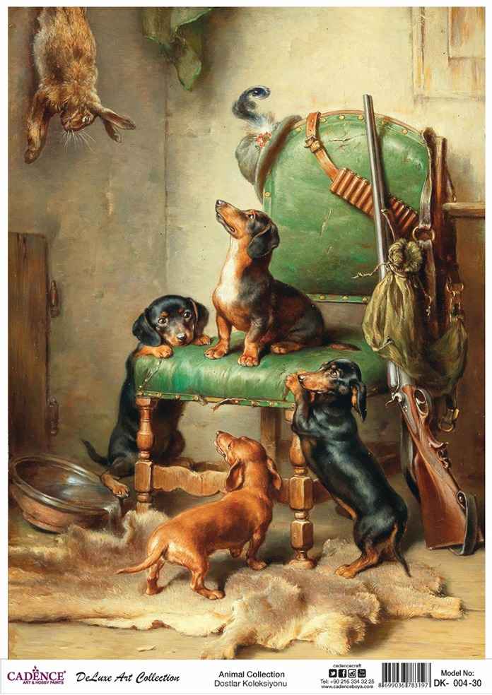 Cadence Deluxe Art Pirinç Dekopaj Model DK-004 (90x125)