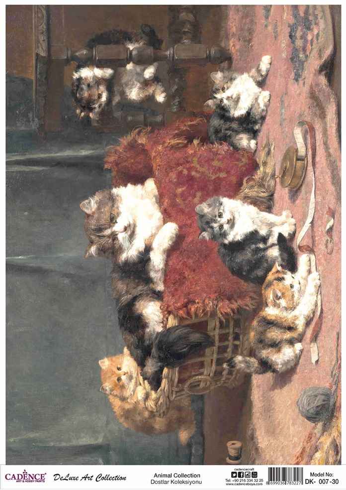 Cadence Deluxe Art Pirinç Dekopaj Model DK-007 (90x125)