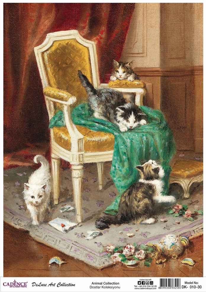 Cadence Deluxe Art Pirinç Dekopaj Model DK-010 (90x125)