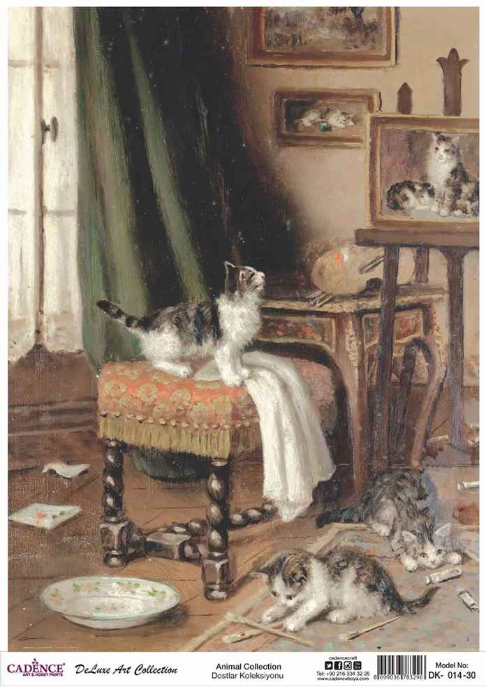 Cadence Deluxe Art Pirinç Dekopaj Model DK-014 (90x125)