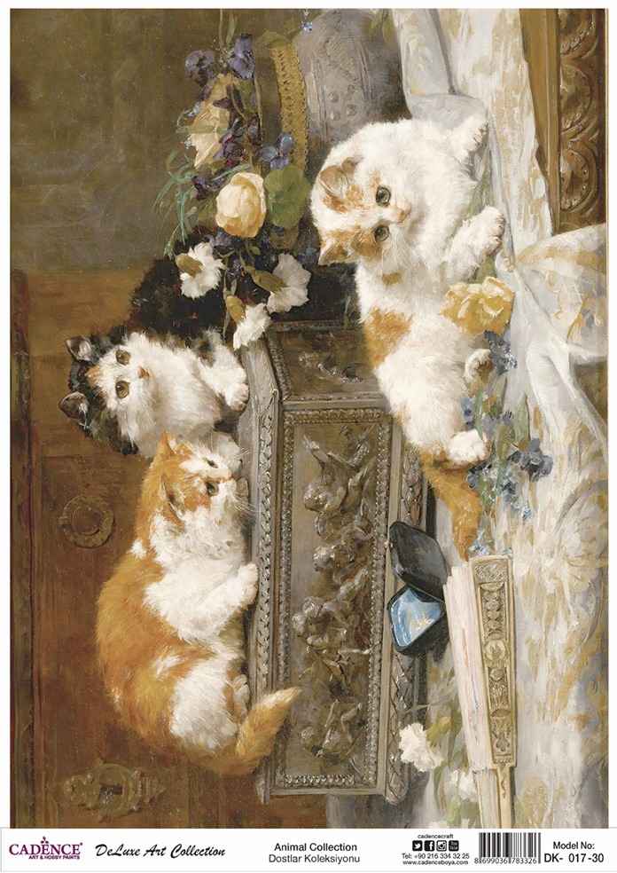 Cadence Deluxe Art Pirinç Dekopaj Model DK-017 (90x125)