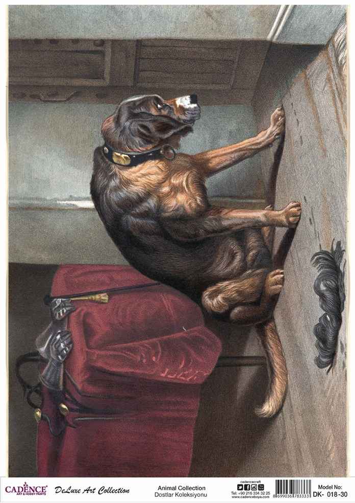 Cadence Deluxe Art Pirinç Dekopaj Model DK-018 (90x125)