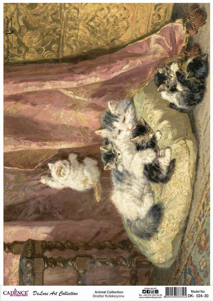 Cadence Deluxe Art Pirinç Dekopaj Model DK-024 (30x42)