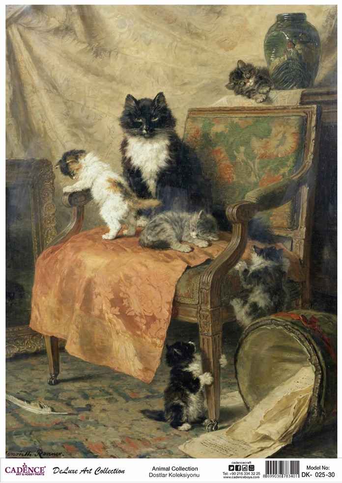 Cadence Deluxe Art Pirinç Dekopaj Model DK-024 (90x125)