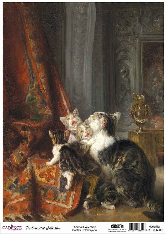 Cadence Deluxe Art Pirinç Dekopaj Model DK-026 (90x125)