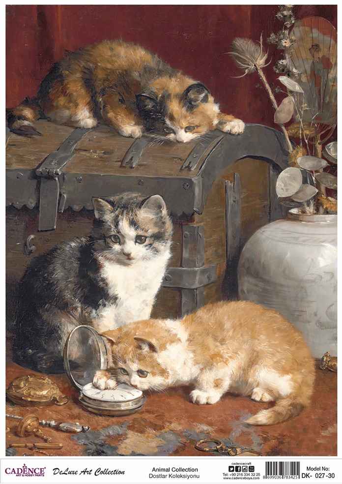 Cadence Deluxe Art Pirinç Dekopaj Model DK-027 (30x42)