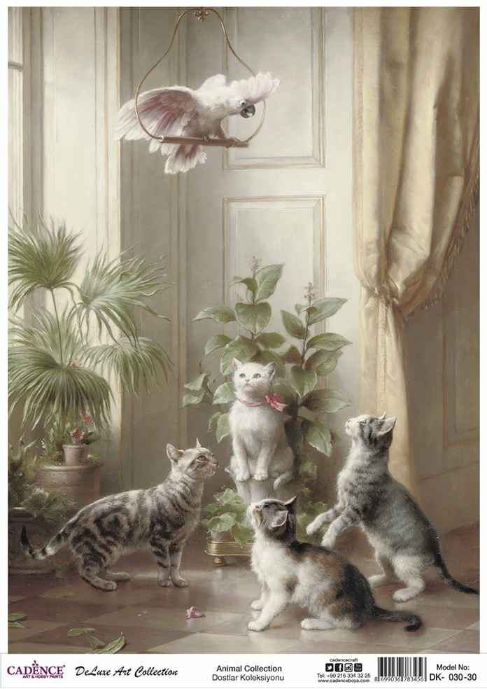 Cadence Deluxe Art Pirinç Dekopaj Model DK-030 (90x125)