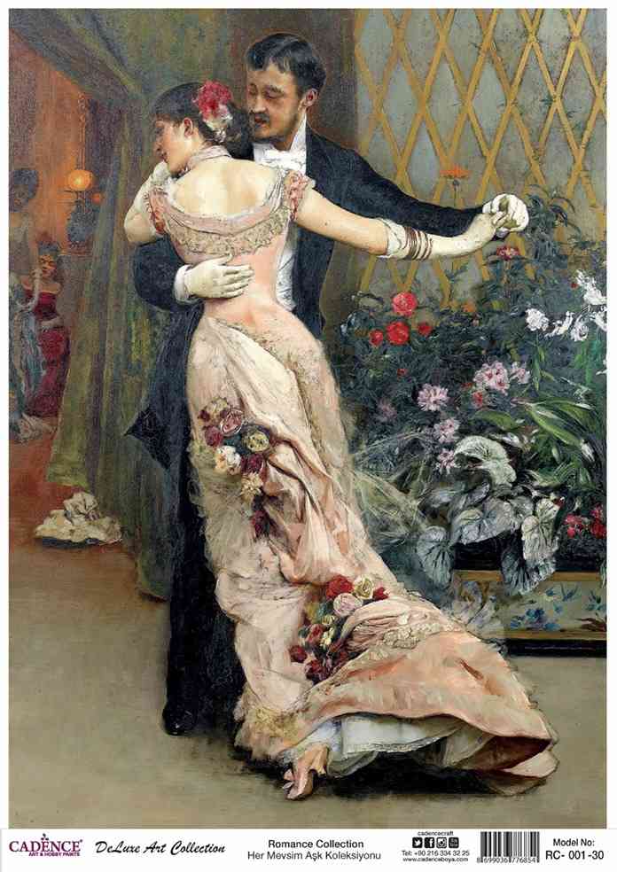 Cadence Deluxe Art Pirinç Dekopaj Model RC-001 (90x125)