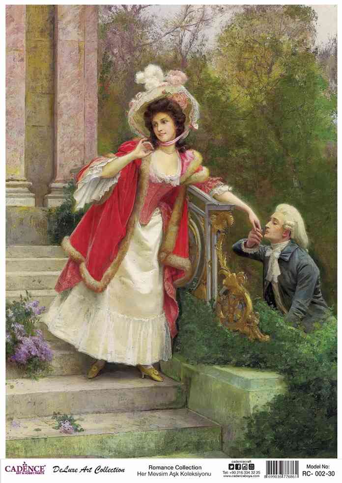 Cadence Deluxe Art Pirinç Dekopaj Model RC-002 (90x125)