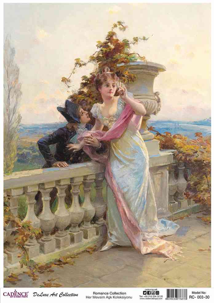 Cadence Deluxe Art Pirinç Dekopaj Model RC-003 (90x125)
