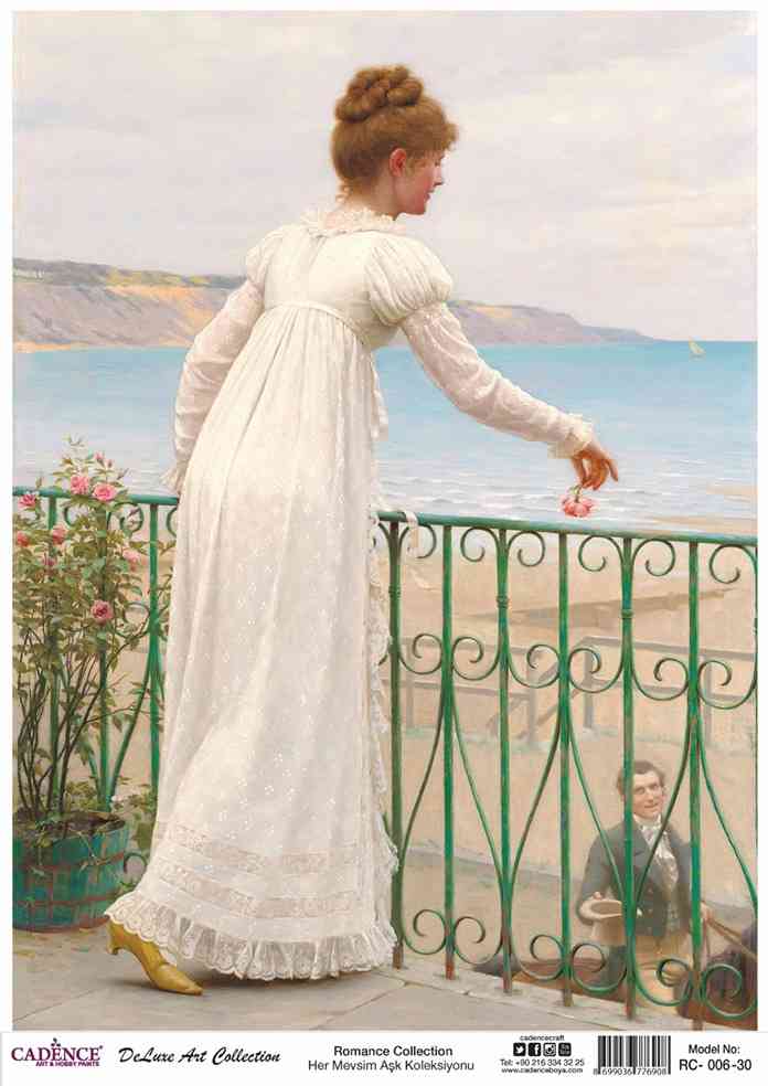 Cadence Deluxe Art Pirinç Dekopaj Model RC-006 (90x125)