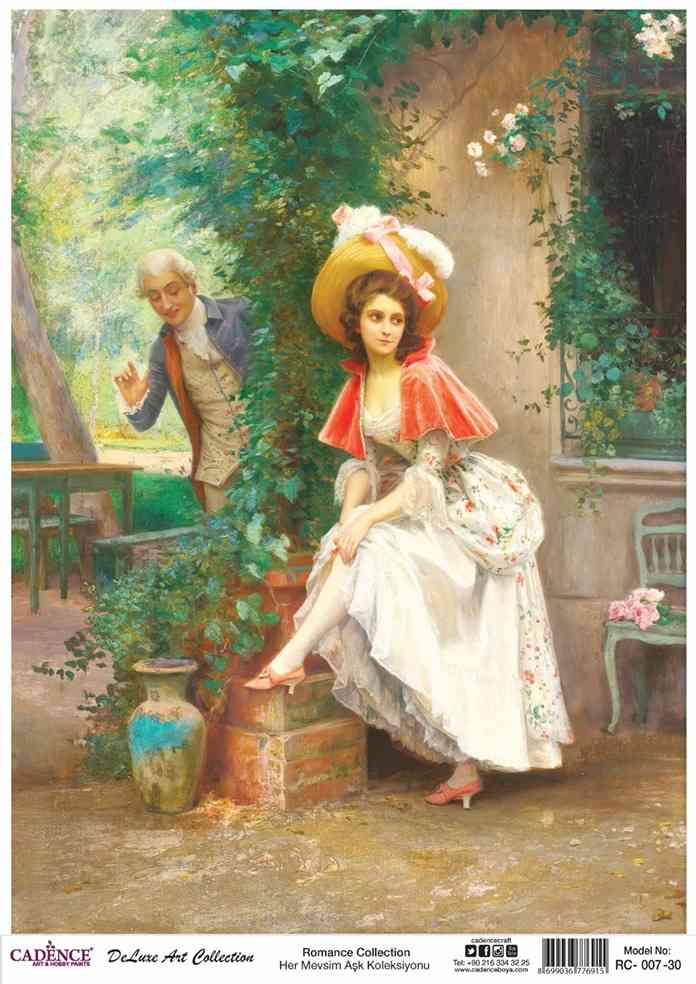 Cadence Deluxe Art Pirinç Dekopaj Model RC-007 (90x125)