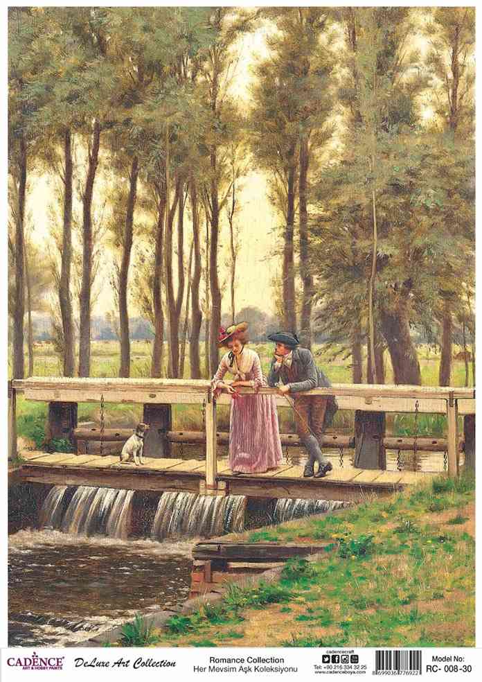 Cadence Deluxe Art Pirinç Dekopaj Model RC-008 (90x125)