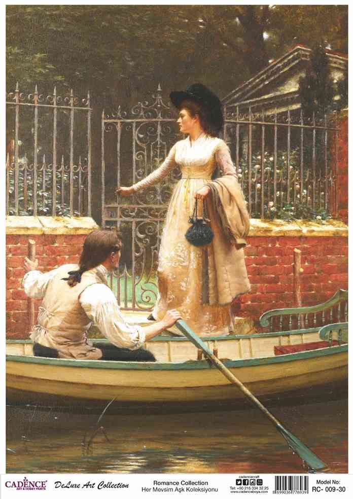 Cadence Deluxe Art Pirinç Dekopaj Model RC-009 (90x125)