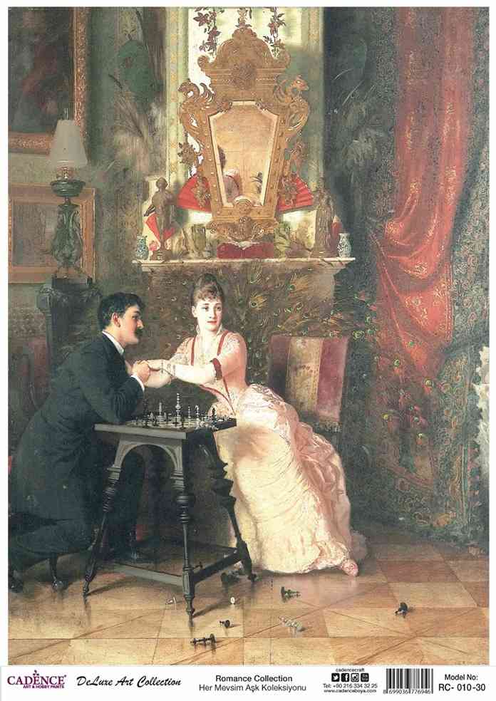 Cadence Deluxe Art Pirinç Dekopaj Model RC-010 (90x125)