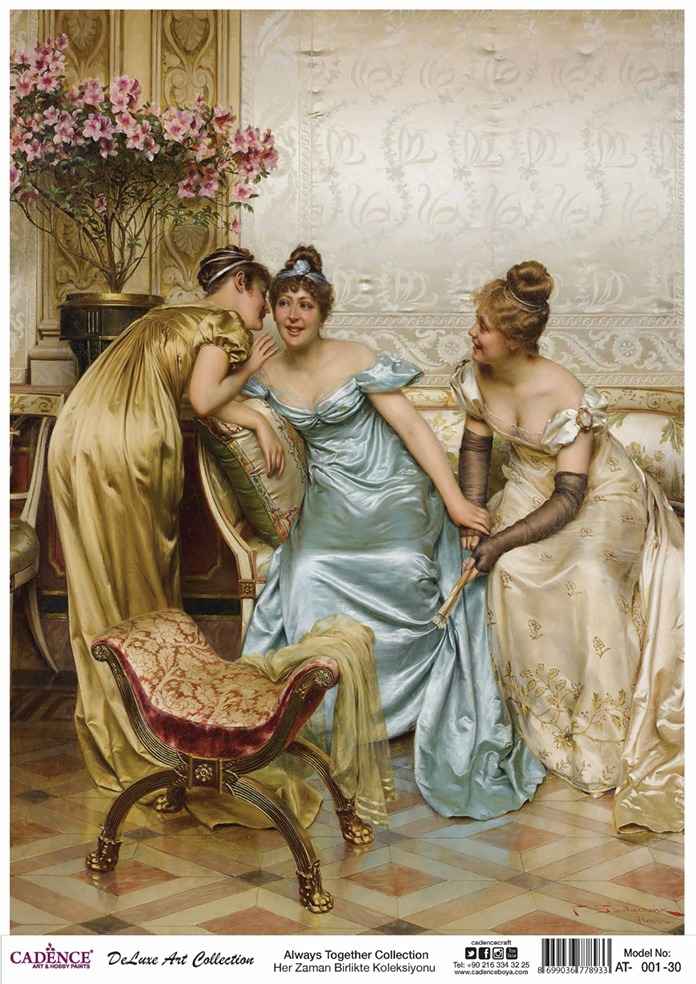 Cadence Deluxe Art Pirinç Dekopaj Model AT-001 (60x85)