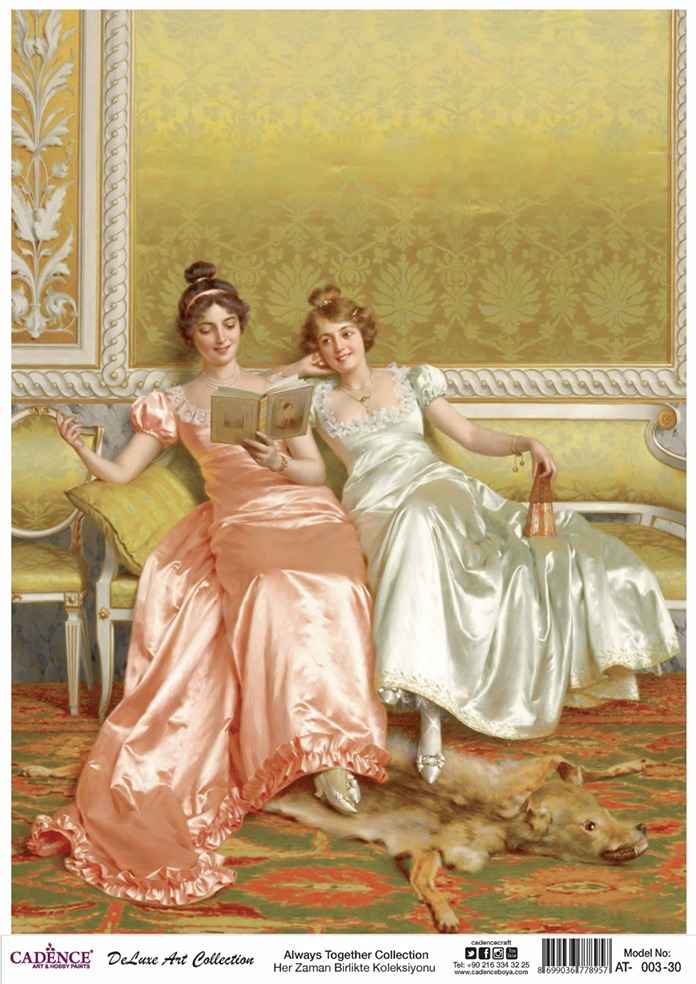 Cadence Deluxe Art Pirinç Dekopaj Model AT-003 (90x125)