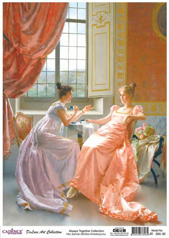 Cadence Deluxe Art Pirinç Dekopaj Model AT-004 (90x125)