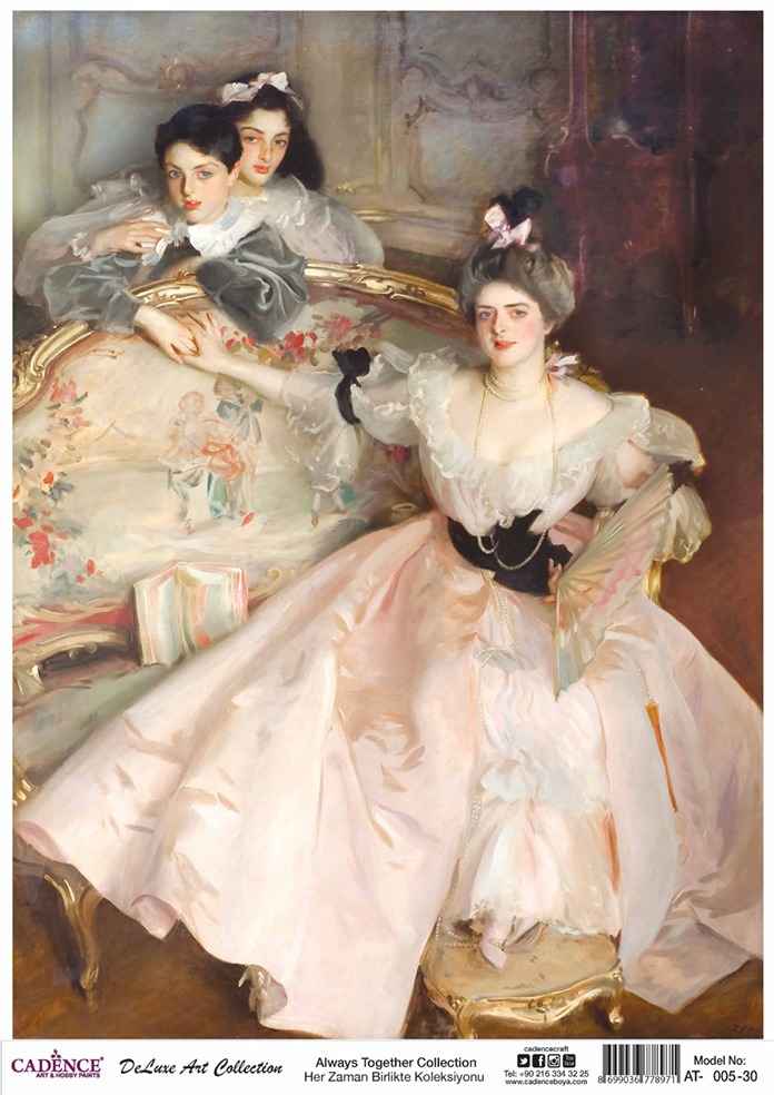 Cadence Deluxe Art Pirinç Dekopaj Model AT-005 (90x125)