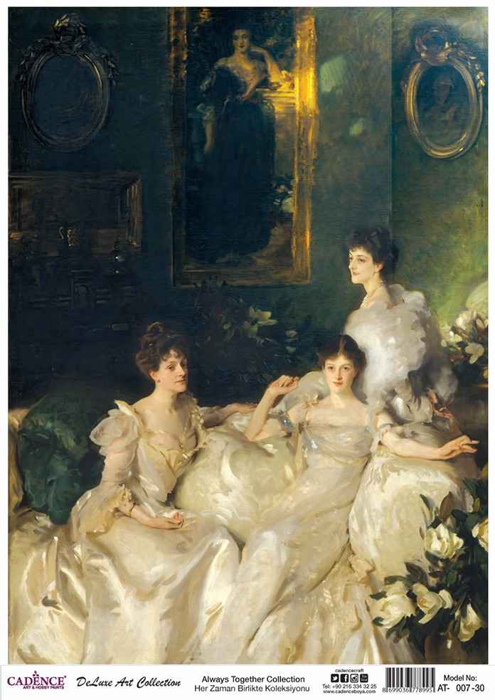 Cadence Deluxe Art Pirinç Dekopaj Model AT-007 (90x125)