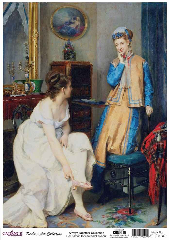 Cadence Deluxe Art Pirinç Dekopaj Model AT-011 (90x125)