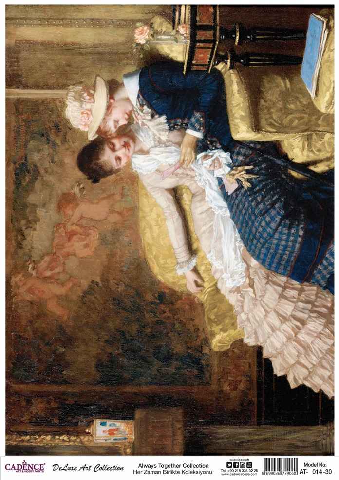 Cadence Deluxe Art Pirinç Dekopaj Model AT-014 (90x125)