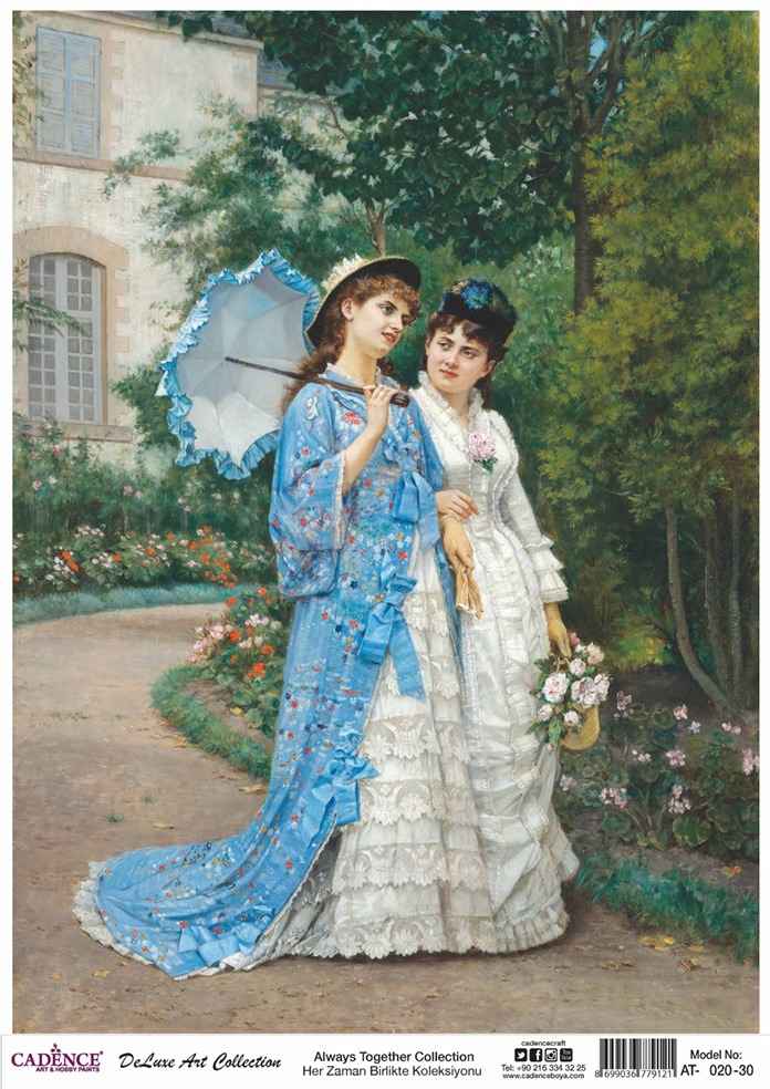 Cadence Deluxe Art Pirinç Dekopaj Model AT-020 (90x125)