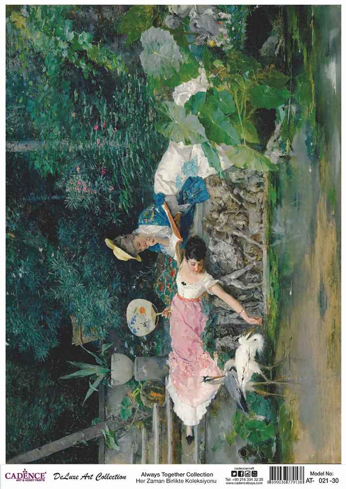 Cadence Deluxe Art Pirinç Dekopaj Model AT-021 (90x125)