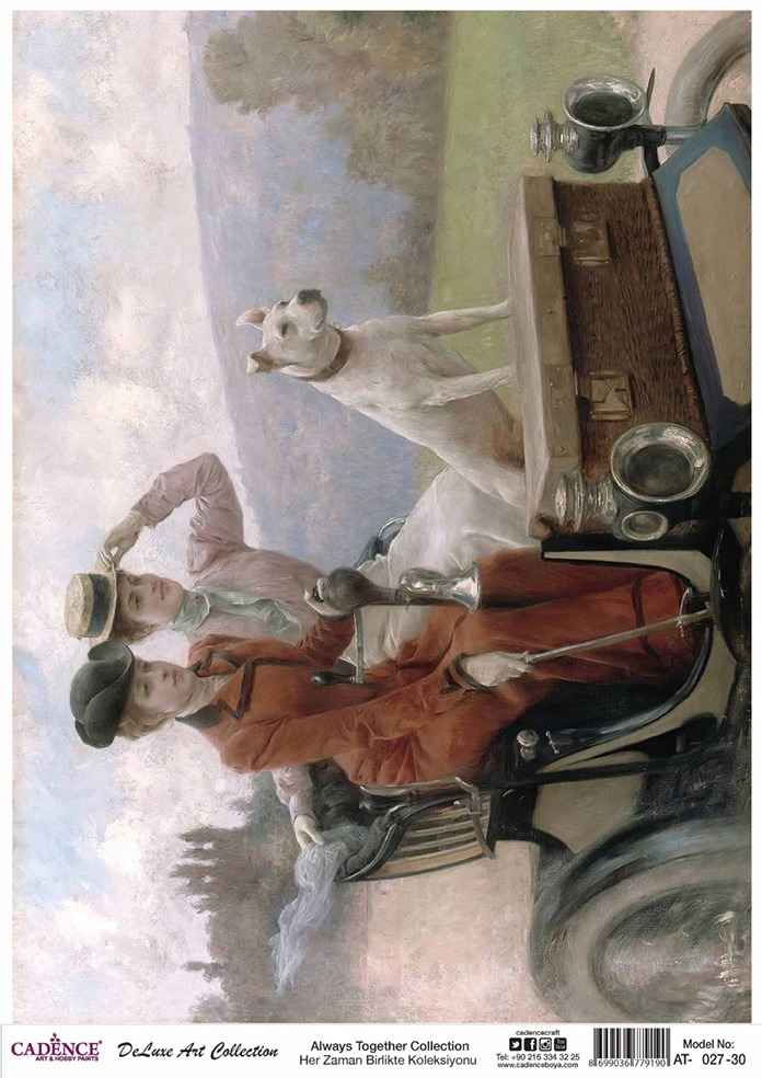 Cadence Deluxe Art Pirinç Dekopaj Model AT-027 (90x125)