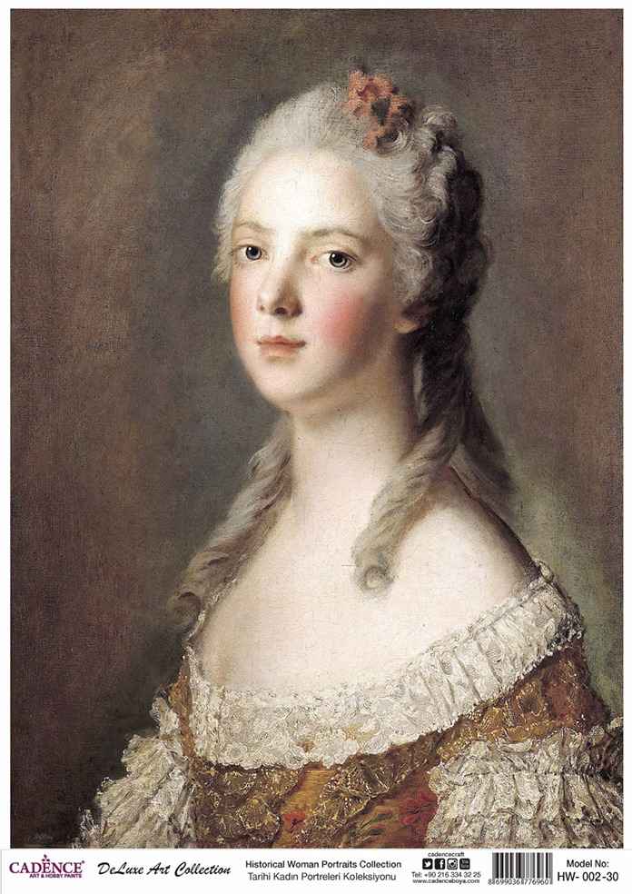 Cadence Deluxe Art Pirinç Dekopaj Model HW-002 (90x125)