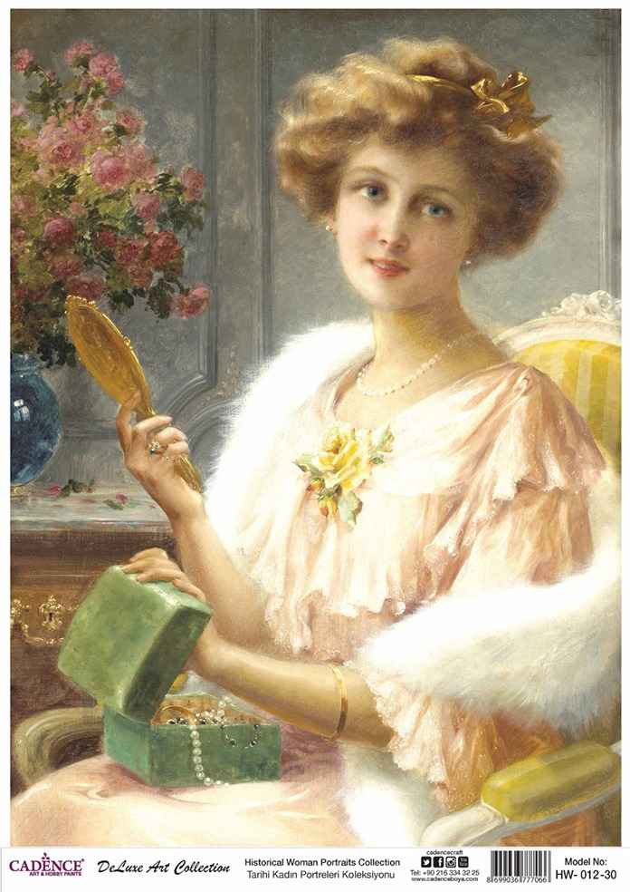 Cadence Deluxe Art Pirinç Dekopaj Model HW-012 (90x125)