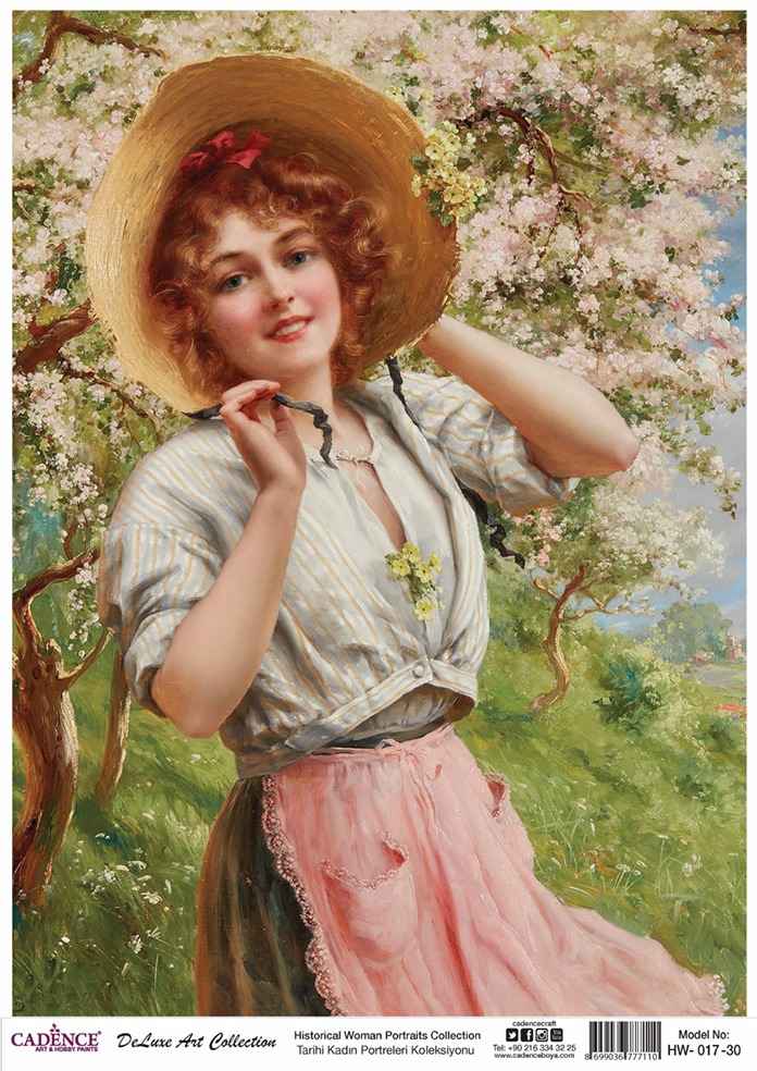 Cadence Deluxe Art Pirinç Dekopaj Model HW-017 (90x125)