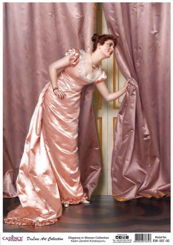 Cadence Deluxe Art Pirinç Dekopaj Model EW-007 (90x125)