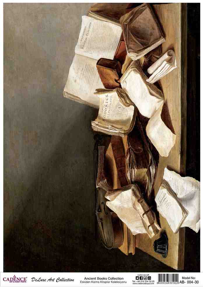 Cadence Deluxe Art Pirinç Dekopaj Model AB-004 (90x125)