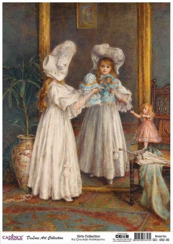 Cadence Deluxe Art Pirinç Dekopaj Model GC-002 (90x125)