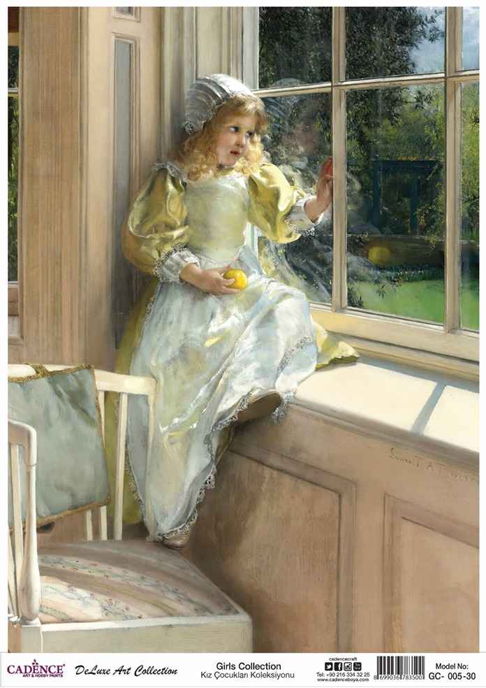 Cadence Deluxe Art Pirinç Dekopaj Model GC-005 (90x125)