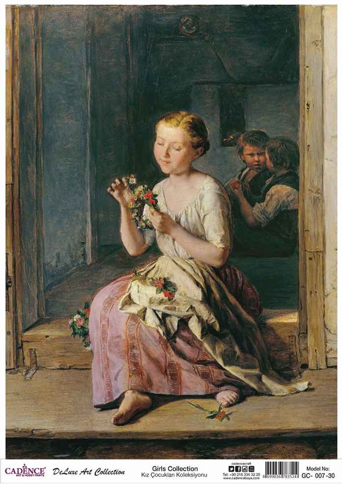 Cadence Deluxe Art Pirinç Dekopaj Model GC-007 (90x125)