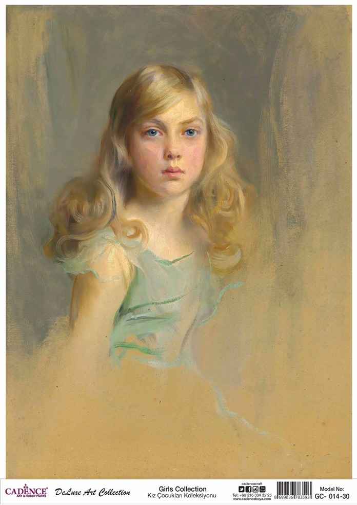 Cadence Deluxe Art Pirinç Dekopaj Model GC-014 (90x125)