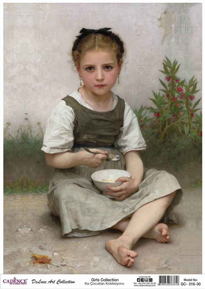 Cadence Deluxe Art Pirinç Dekopaj Model GC-016 (90x125)