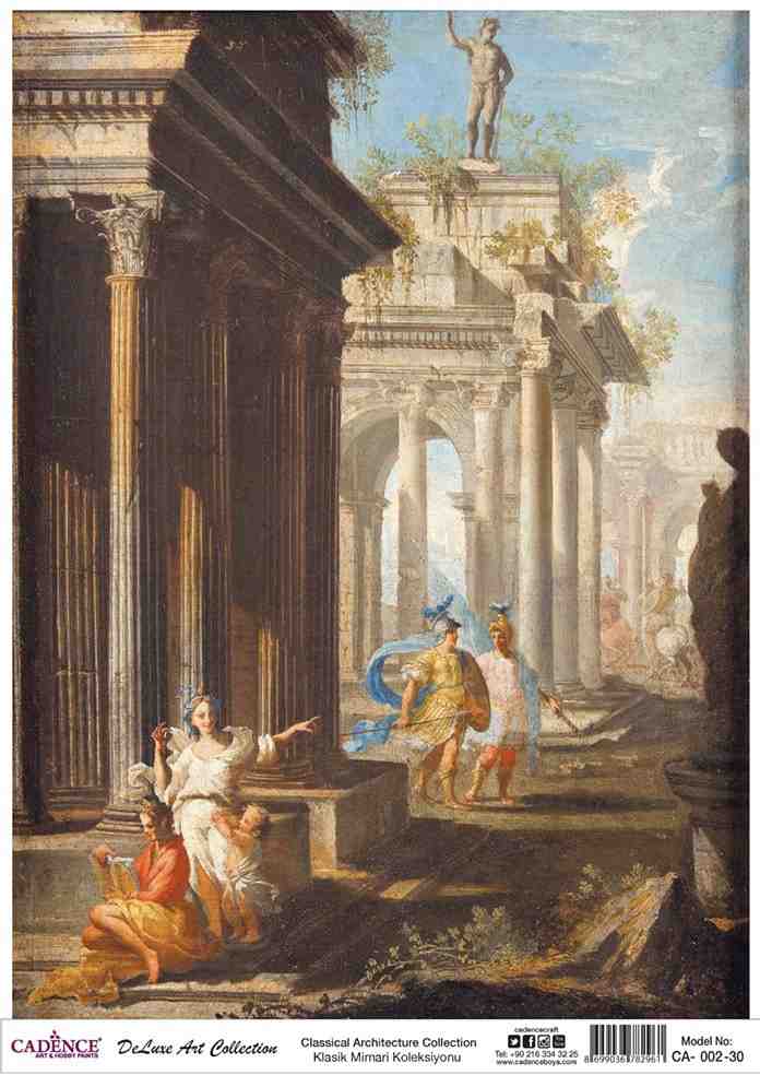 Cadence Deluxe Art Pirinç Dekopaj Model CA-002 (90x125)