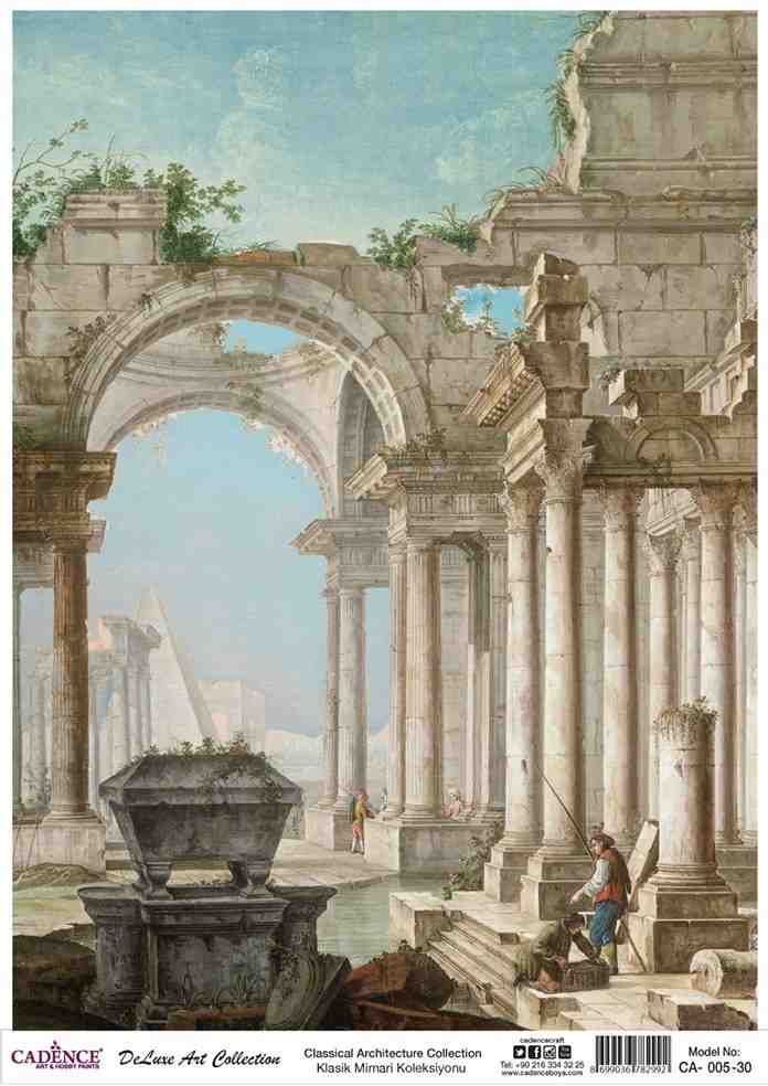 Cadence Deluxe Art Pirinç Dekopaj Model CA-005 (90x125)