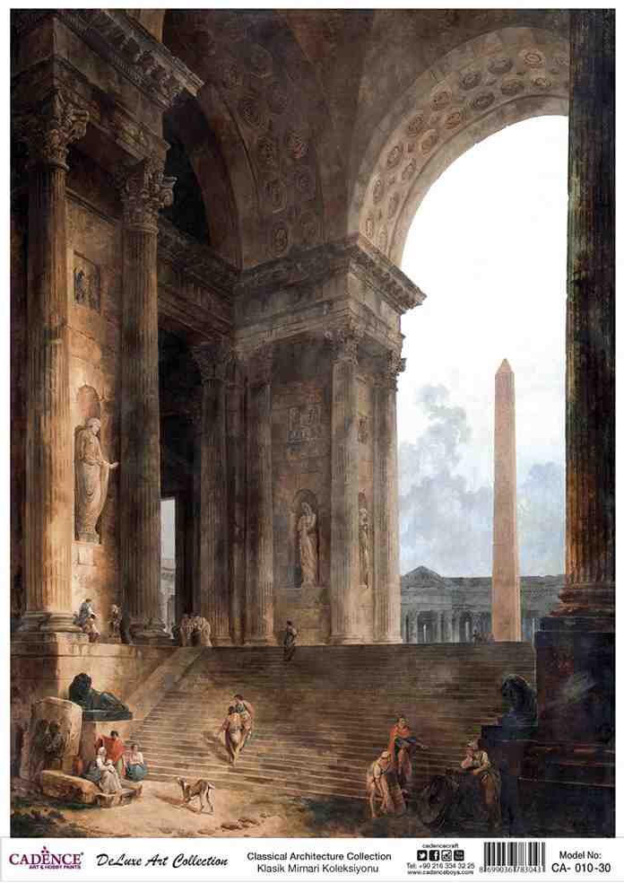 Cadence Deluxe Art Pirinç Dekopaj Model CA-010 (90x125)